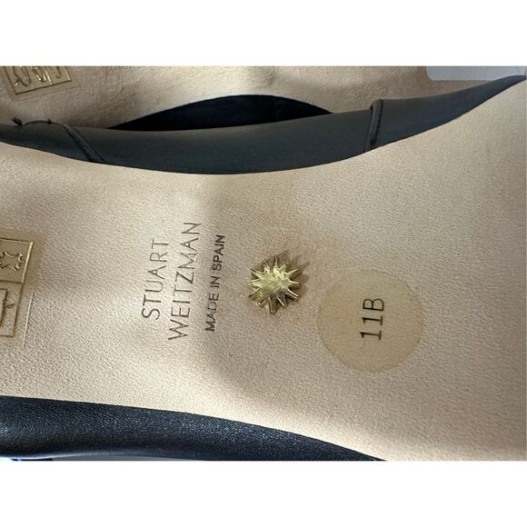 Stuart Weitzman Stuart 85MM Leather Zip Booties Size 11 $595 - Picture 7 of 8